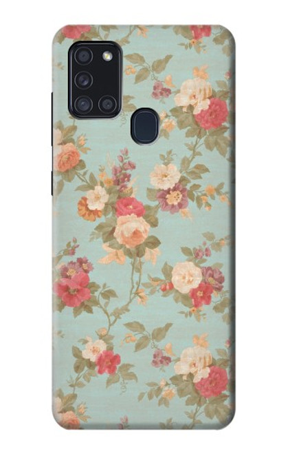 S3910 Vintage Rose Hülle Schutzhülle Taschen für Samsung Galaxy A21s