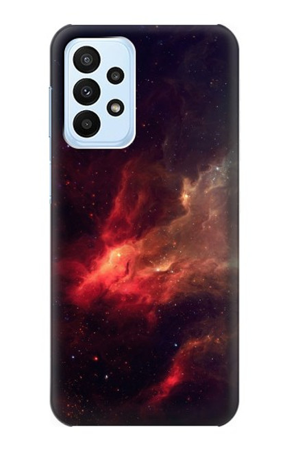 S3897 Red Nebula Space Hülle Schutzhülle Taschen für Samsung Galaxy A23
