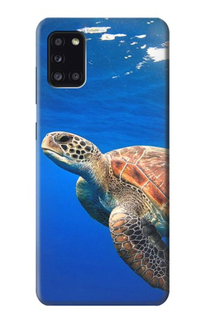 S3898 Sea Turtle Hülle Schutzhülle Taschen für Samsung Galaxy A31