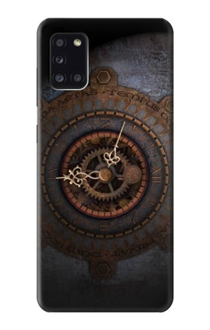 S3908 Vintage Clock Hülle Schutzhülle Taschen für Samsung Galaxy A31