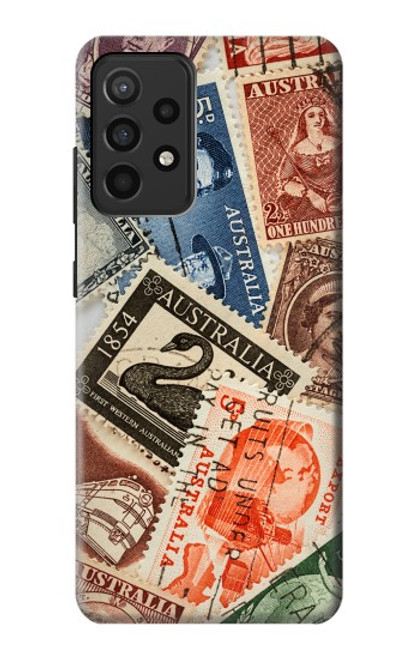 S3900 Stamps Hülle Schutzhülle Taschen für Samsung Galaxy A52, Galaxy A52 5G