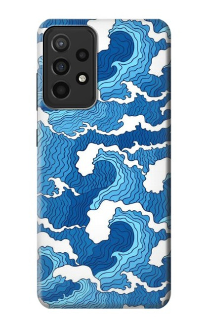 S3901 Aesthetic Storm Ocean Waves Hülle Schutzhülle Taschen für Samsung Galaxy A52s 5G