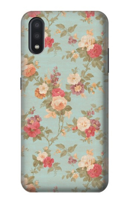 S3910 Vintage Rose Hülle Schutzhülle Taschen für Samsung Galaxy A01