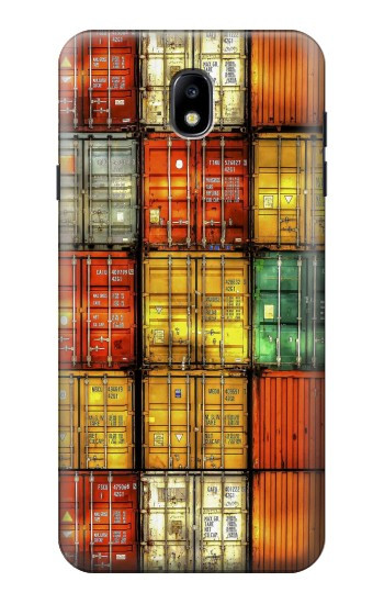 S3861 Colorful Container Block Hülle Schutzhülle Taschen für Samsung Galaxy J7 (2018), J7 Aero, J7 Top, J7 Aura, J7 Crown, J7 Refine, J7 Eon, J7 V 2nd Gen, J7 Star