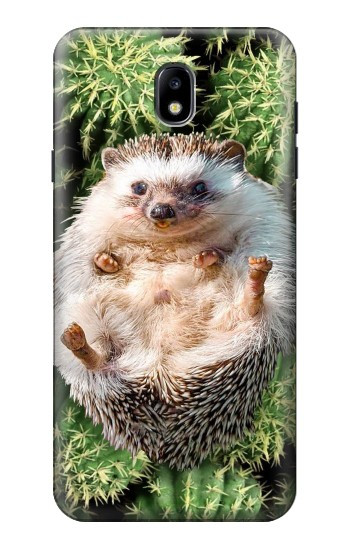 S3863 Pygmy Hedgehog Dwarf Hedgehog Paint Hülle Schutzhülle Taschen für Samsung Galaxy J7 (2018), J7 Aero, J7 Top, J7 Aura, J7 Crown, J7 Refine, J7 Eon, J7 V 2nd Gen, J7 Star