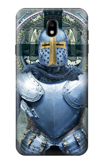 S3864 Medieval Templar Heavy Armor Knight Hülle Schutzhülle Taschen für Samsung Galaxy J7 (2018), J7 Aero, J7 Top, J7 Aura, J7 Crown, J7 Refine, J7 Eon, J7 V 2nd Gen, J7 Star