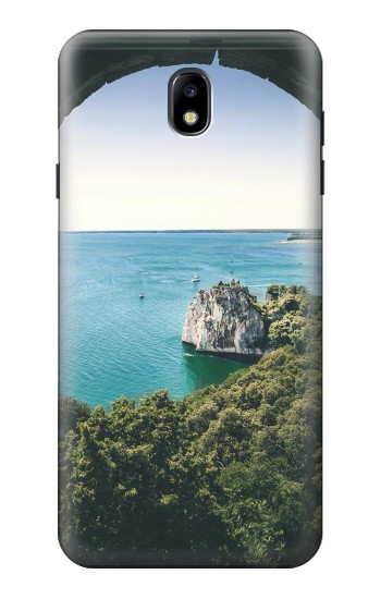 S3865 Europe Duino Beach Italy Hülle Schutzhülle Taschen für Samsung Galaxy J7 (2018), J7 Aero, J7 Top, J7 Aura, J7 Crown, J7 Refine, J7 Eon, J7 V 2nd Gen, J7 Star