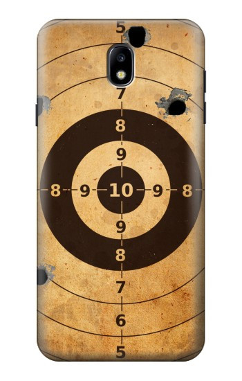S3894 Paper Gun Shooting Target Hülle Schutzhülle Taschen für Samsung Galaxy J7 (2018), J7 Aero, J7 Top, J7 Aura, J7 Crown, J7 Refine, J7 Eon, J7 V 2nd Gen, J7 Star