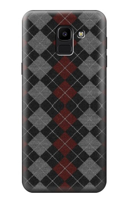 S3907 Sweater Texture Hülle Schutzhülle Taschen für Samsung Galaxy J6 (2018)