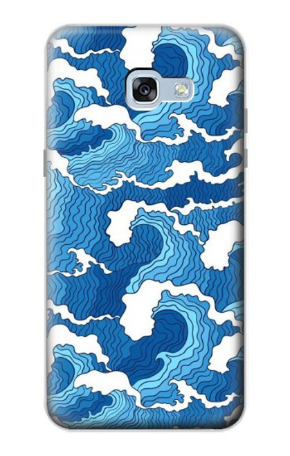 S3901 Aesthetic Storm Ocean Waves Hülle Schutzhülle Taschen für Samsung Galaxy A5 (2017)