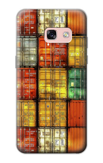 S3861 Colorful Container Block Hülle Schutzhülle Taschen für Samsung Galaxy A3 (2017)