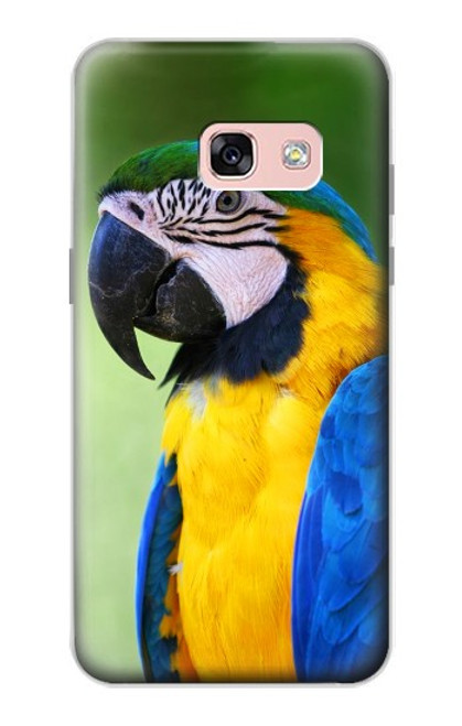 S3888 Macaw Face Bird Hülle Schutzhülle Taschen für Samsung Galaxy A3 (2017)