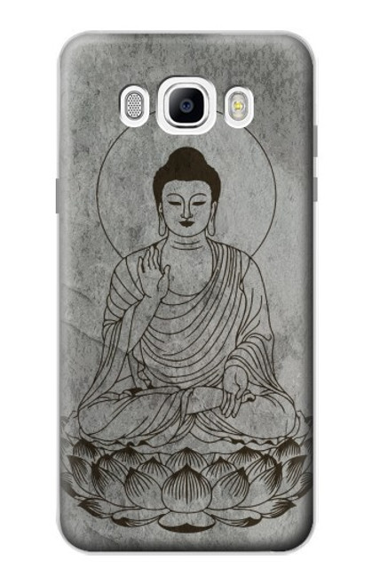 S3873 Buddha Line Art Hülle Schutzhülle Taschen für Samsung Galaxy J7 (2016)