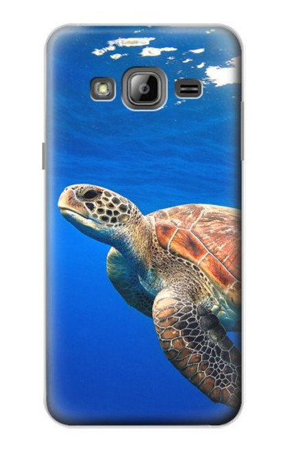 S3898 Sea Turtle Hülle Schutzhülle Taschen für Samsung Galaxy J3 (2016)