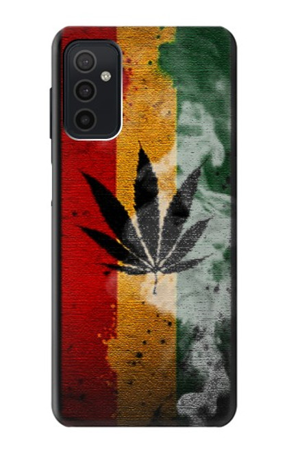 S3890 Reggae Rasta Flag Smoke Hülle Schutzhülle Taschen für Samsung Galaxy M52 5G