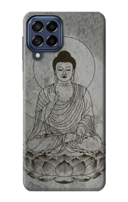 S3873 Buddha Line Art Hülle Schutzhülle Taschen für Samsung Galaxy M53