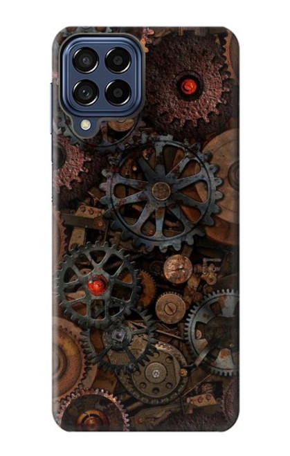 S3884 Steampunk Mechanical Gears Hülle Schutzhülle Taschen für Samsung Galaxy M53