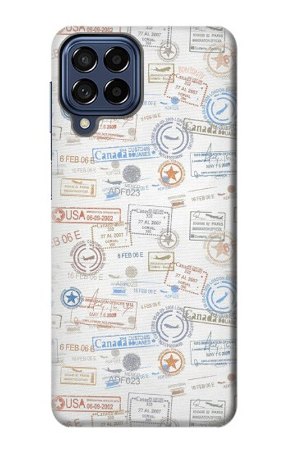 S3903 Travel Stamps Hülle Schutzhülle Taschen für Samsung Galaxy M53