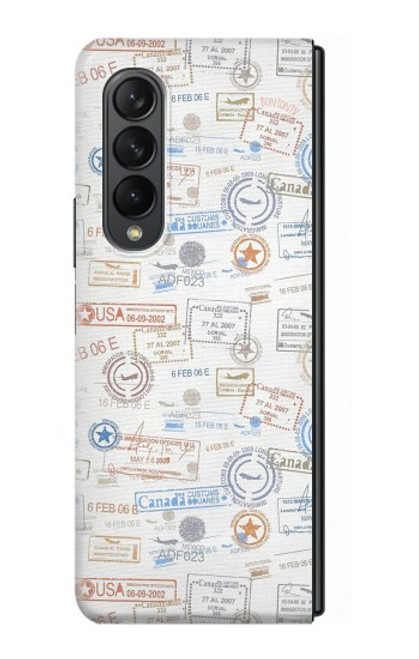 S3903 Travel Stamps Hülle Schutzhülle Taschen für Samsung Galaxy Z Fold 3 5G