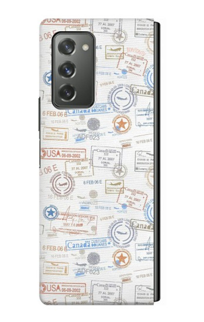 S3903 Travel Stamps Hülle Schutzhülle Taschen für Samsung Galaxy Z Fold2 5G