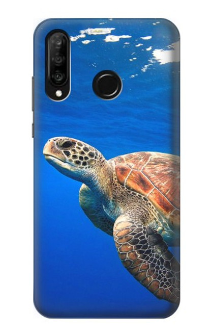 S3898 Sea Turtle Hülle Schutzhülle Taschen für Huawei P30 lite
