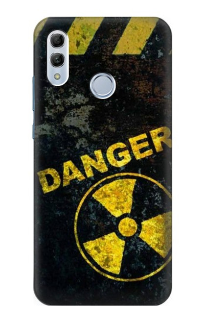 S3891 Nuclear Hazard Danger Hülle Schutzhülle Taschen für Huawei Honor 10 Lite, Huawei P Smart 2019