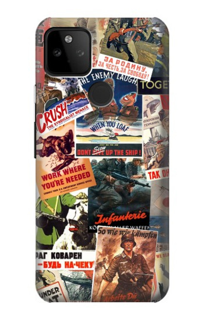 S3905 Vintage Army Poster Hülle Schutzhülle Taschen für Google Pixel 5A 5G