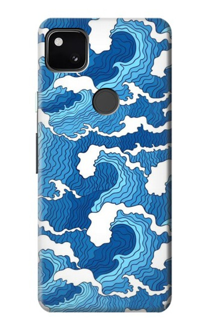 S3901 Aesthetic Storm Ocean Waves Hülle Schutzhülle Taschen für Google Pixel 4a