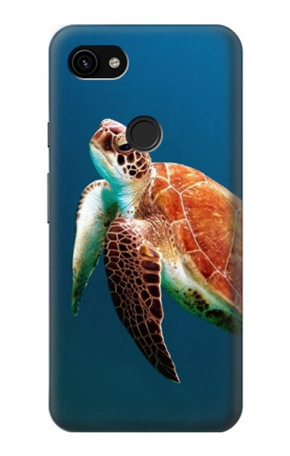 S3899 Sea Turtle Hülle Schutzhülle Taschen für Google Pixel 3a XL