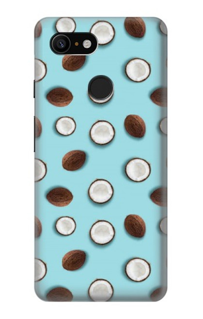 S3860 Coconut Dot Pattern Hülle Schutzhülle Taschen für Google Pixel 3