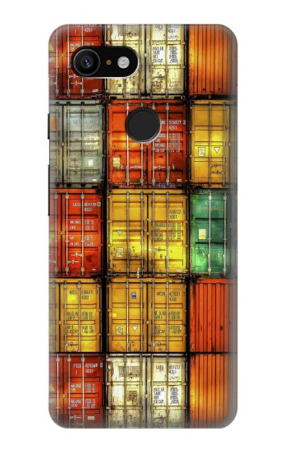 S3861 Colorful Container Block Hülle Schutzhülle Taschen für Google Pixel 3