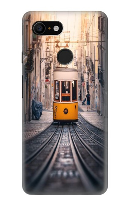 S3867 Trams in Lisbon Hülle Schutzhülle Taschen für Google Pixel 3
