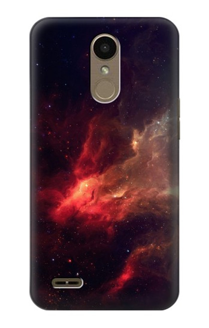 S3897 Red Nebula Space Hülle Schutzhülle Taschen für LG K10 (2018), LG K30