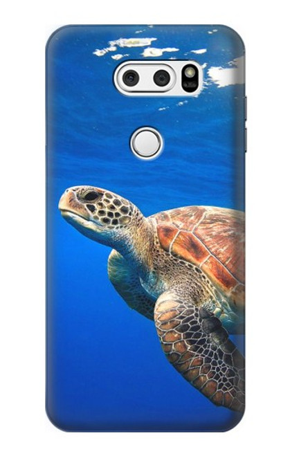 S3898 Sea Turtle Hülle Schutzhülle Taschen für LG V30, LG V30 Plus, LG V30S ThinQ, LG V35, LG V35 ThinQ