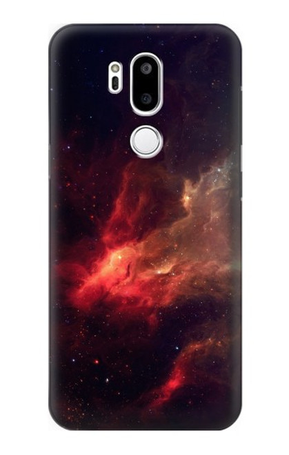 S3897 Red Nebula Space Hülle Schutzhülle Taschen für LG G7 ThinQ