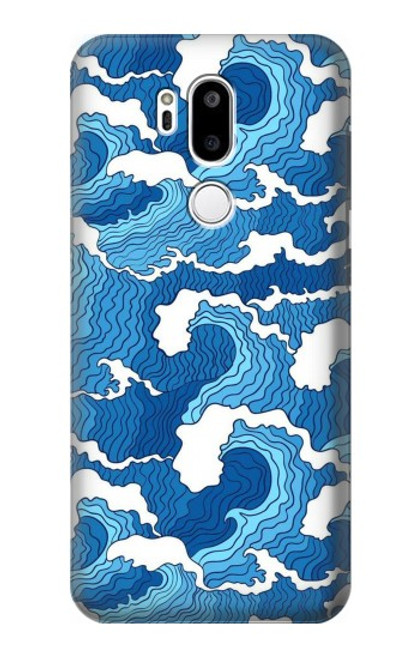 S3901 Aesthetic Storm Ocean Waves Hülle Schutzhülle Taschen für LG G7 ThinQ