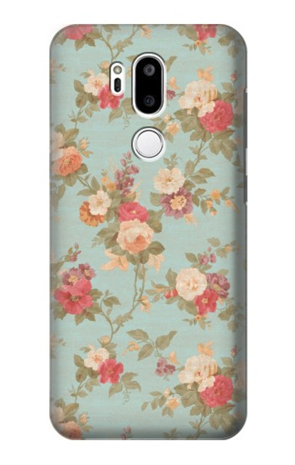 S3910 Vintage Rose Hülle Schutzhülle Taschen für LG G7 ThinQ