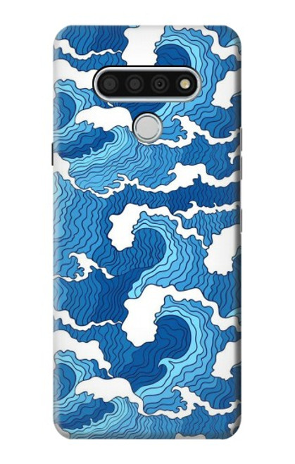 S3901 Aesthetic Storm Ocean Waves Hülle Schutzhülle Taschen für LG Stylo 6