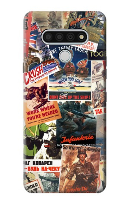 S3905 Vintage Army Poster Hülle Schutzhülle Taschen für LG Stylo 6