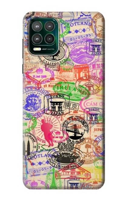 S3904 Travel Stamps Hülle Schutzhülle Taschen für Motorola Moto G Stylus 5G