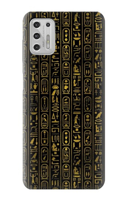 S3869 Ancient Egyptian Hieroglyphic Hülle Schutzhülle Taschen für Motorola Moto G Stylus (2021)