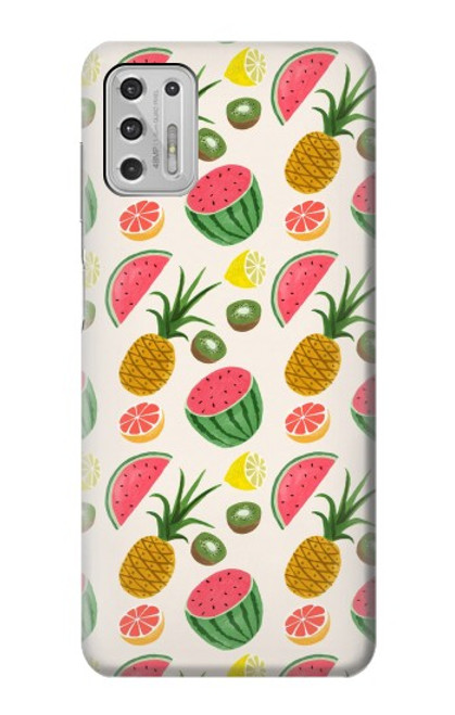 S3883 Fruit Pattern Hülle Schutzhülle Taschen für Motorola Moto G Stylus (2021)