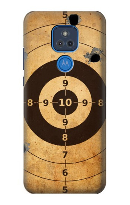 S3894 Paper Gun Shooting Target Hülle Schutzhülle Taschen für Motorola Moto G Play (2021)