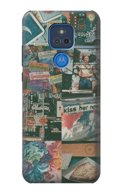 S3909 Vintage Poster Hülle Schutzhülle Taschen für Motorola Moto G Play (2021)