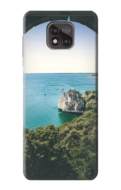 S3865 Europe Duino Beach Italy Hülle Schutzhülle Taschen für Motorola Moto G Power (2021)