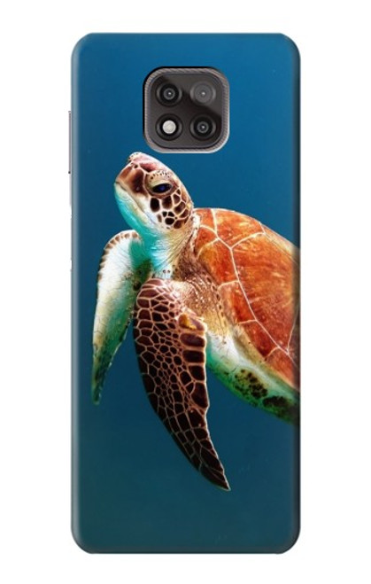 S3899 Sea Turtle Hülle Schutzhülle Taschen für Motorola Moto G Power (2021)