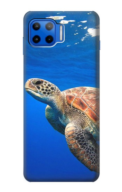 S3898 Sea Turtle Hülle Schutzhülle Taschen für Motorola Moto G 5G Plus