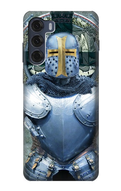S3864 Medieval Templar Heavy Armor Knight Hülle Schutzhülle Taschen für Motorola Moto G200 5G