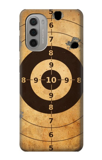 S3894 Paper Gun Shooting Target Hülle Schutzhülle Taschen für Motorola Moto G51 5G