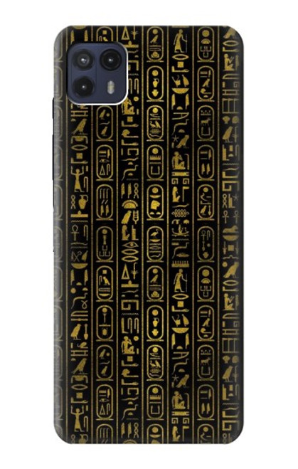 S3869 Ancient Egyptian Hieroglyphic Hülle Schutzhülle Taschen für Motorola Moto G50 5G